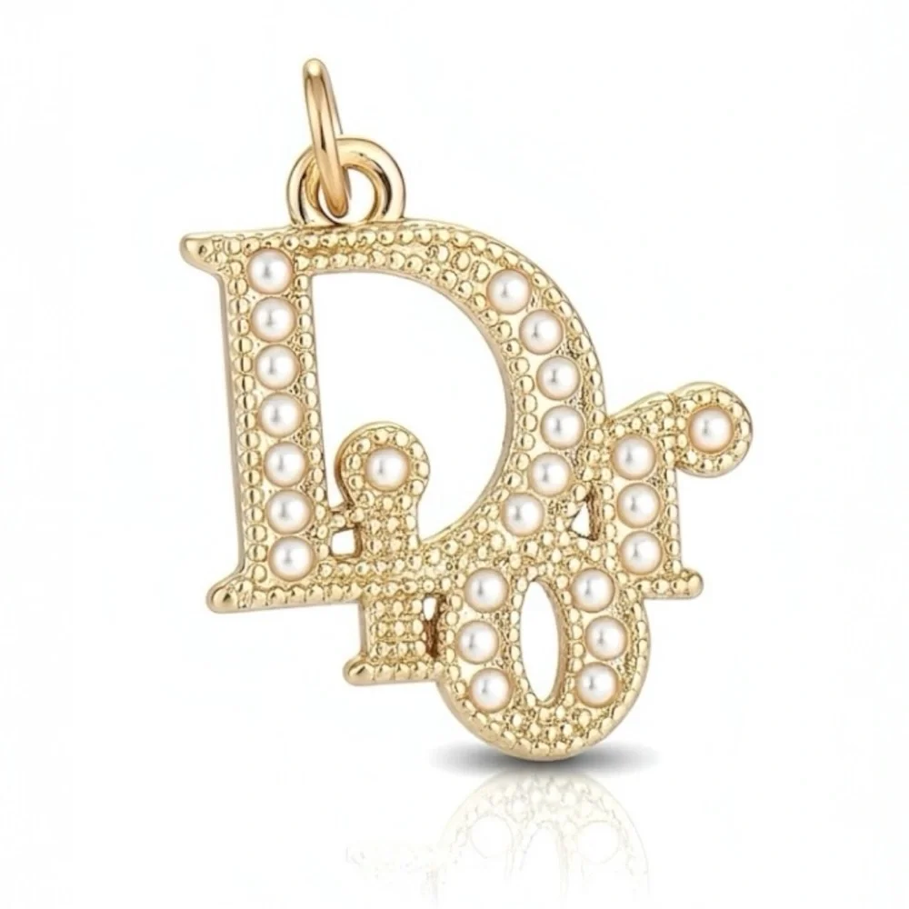 DIOR Authentic Gold and Pearl Pendant for Necklace - Picture 10 of 10